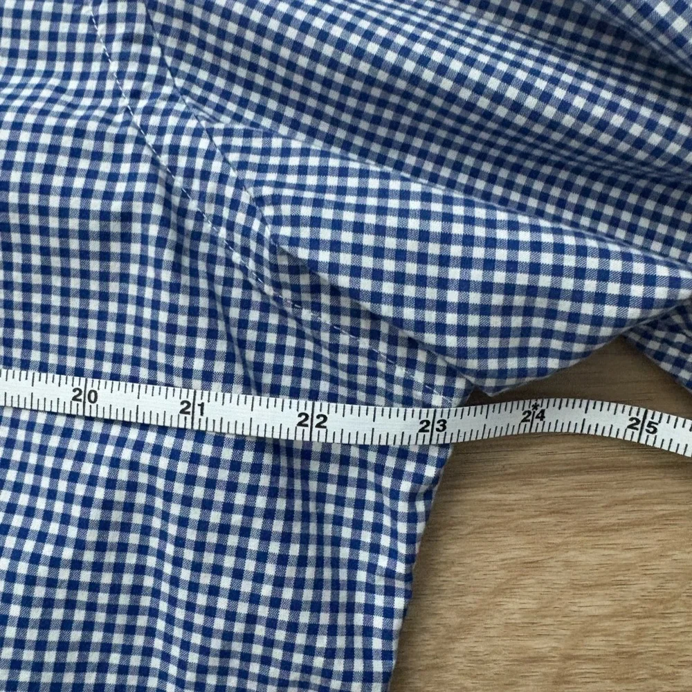 Polo Ralph Lauren blue checkered cotton Oxford Shirt